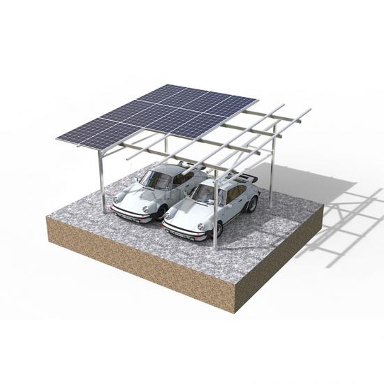Estrutura solar à prova d'água para estacionamento de carros