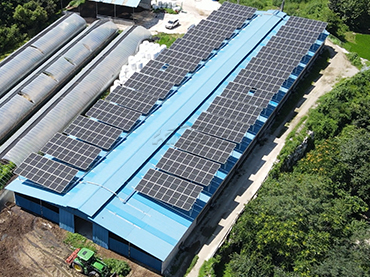 Sistema de montagem de telhado de metal 138KW, Coréia