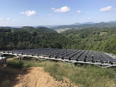 Projeto solar do solo 2.36MW. Coréia