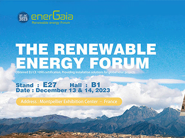 Forum energaia 2023'Montpellier, França, Estande: Hall: B1, Estande: E27
    