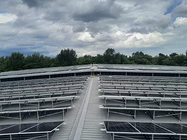 Projeto de telhado solar metálico de 3,2 MW instalado com sucesso em Cingapura