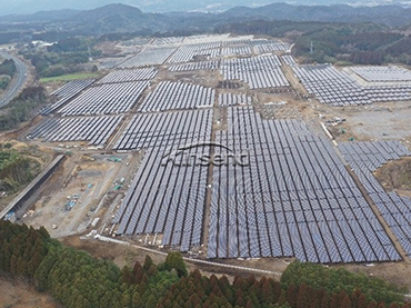 Projeto solar do solo 43MW 宮崎 県, Japão