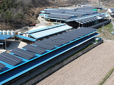 Sistema de montagem de telhado de metal 598KW, Coréia