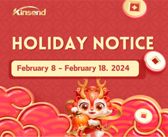 Aviso de feriado do Festival da Primavera Chinês em Kinsend
        