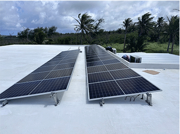Projetos de telhado plano concluídos instalados em Saipan