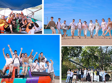 Uma viagem maravilhosa para a equipe Kinsend.