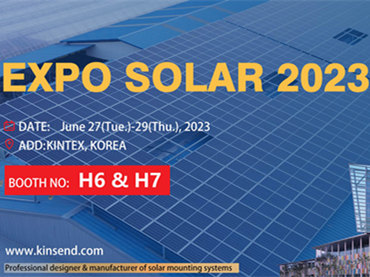 2023 KOREA EXPO SOLAR, estande Kinsend: H6 e H7